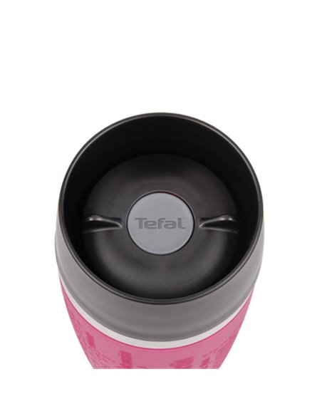 Термокружка Tefal K3087114, 0,36л, Розовый