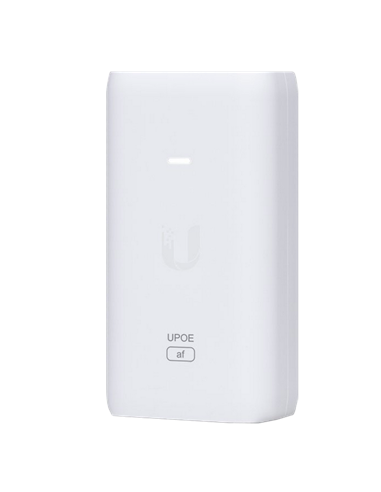 Injector PoE Ubiquiti U-POE-AF, Alb