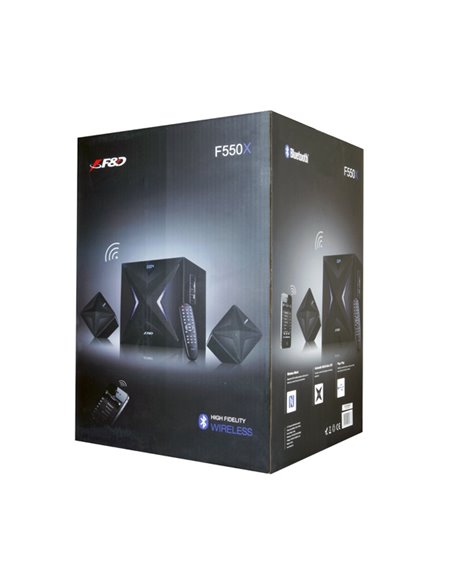 Boxe pentru calculator 2.1 F&D F550X, Negru