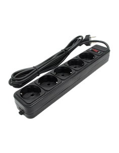 Сетевой фильтр Ultra Power UP3-B-1.8UPS, 5 Розеток, 1,8м, Чёрный 2