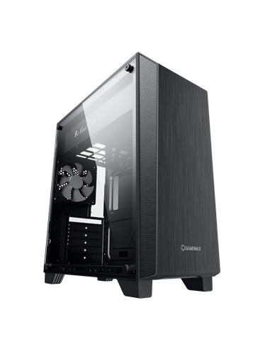 Carcasă PC Gamemax Nova N5, Midi-Tower, Fără PSU, Negru