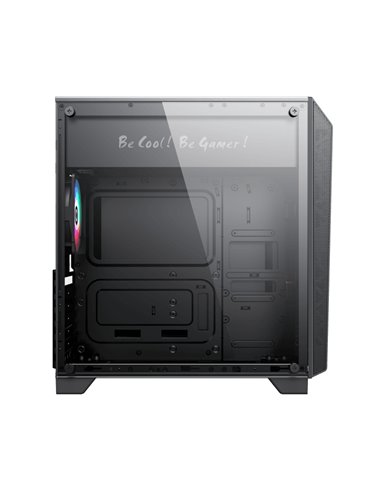Компьютерный корпус Gamemax Nova N5, Midi-Tower, Без блока питания, Чёрный