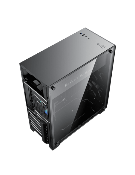 Carcasă PC Gamemax Nova N5, Midi-Tower, Fără PSU, Negru