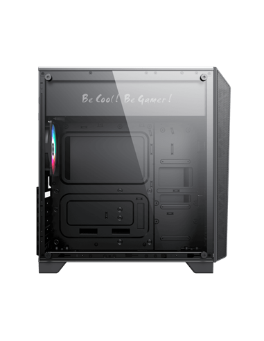 Carcasă PC Gamemax Nova N5, Midi-Tower, Fără PSU, Negru