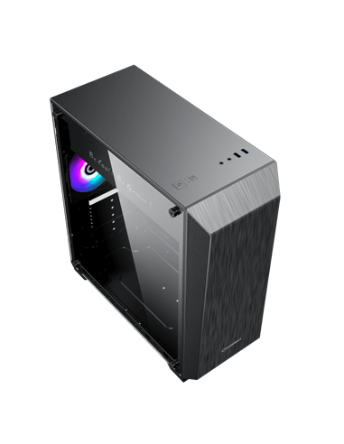 Компьютерный корпус Gamemax Nova N5, Midi-Tower, Без блока питания, Чёрный