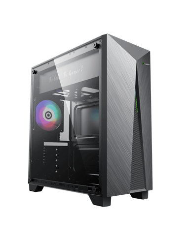 Компьютерный корпус Gamemax Nova N6, Midi-Tower, Без блока питания, Чёрный