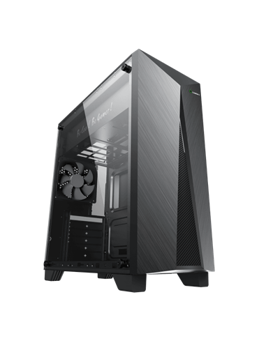 Carcasă PC Gamemax Nova N6, Midi-Tower, Fără PSU, Negru