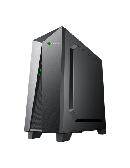 Carcasă PC Gamemax Nova N6, Midi-Tower, Fără PSU, Negru