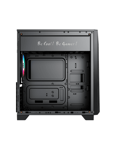 Компьютерный корпус Gamemax Nova N6, Midi-Tower, Без блока питания, Чёрный