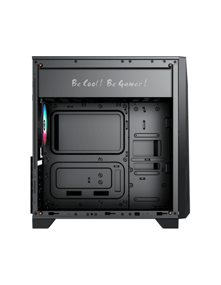 Компьютерный корпус Gamemax Nova N6, Midi-Tower, Без блока питания, Чёрный