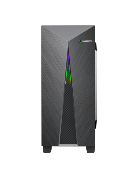 Carcasă PC Gamemax Nova N6, Midi-Tower, Fără PSU, Negru