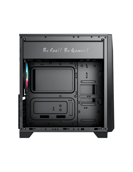 Carcasă PC Gamemax Nova N6, Midi-Tower, Fără PSU, Negru