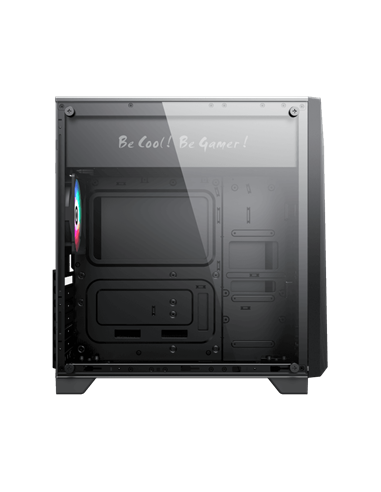 Carcasă PC Gamemax Nova N6, Midi-Tower, Fără PSU, Negru
