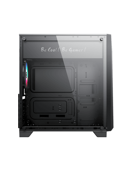 Компьютерный корпус Gamemax Nova N6, Midi-Tower, Без блока питания, Чёрный