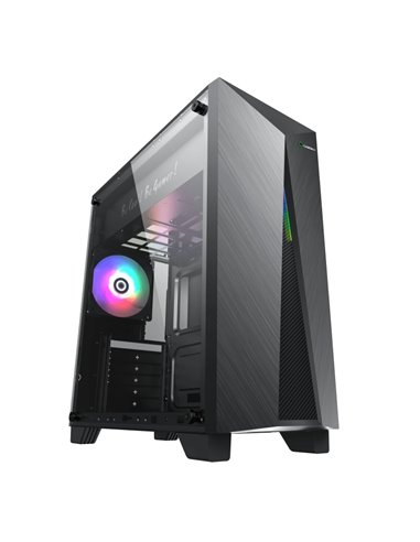 Carcasă PC Gamemax Nova N6, Midi-Tower, Fără PSU, Negru