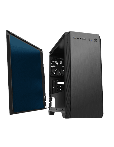 Carcasă PC Gamemax Silent Hill, Midi-Tower, Fără PSU, Negru