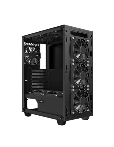 Carcasă PC Gamemax Draco XD, Midi-Tower, Fără PSU, Negru