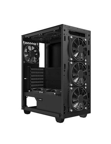 Carcasă PC Gamemax Draco XD, Midi-Tower, Fără PSU, Negru