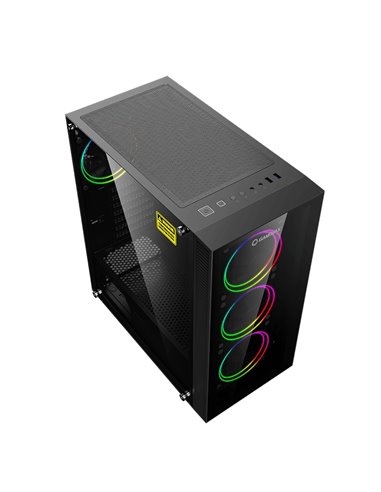 Компьютерный корпус Gamemax Draco XD, Midi-Tower, Без блока питания, Чёрный
