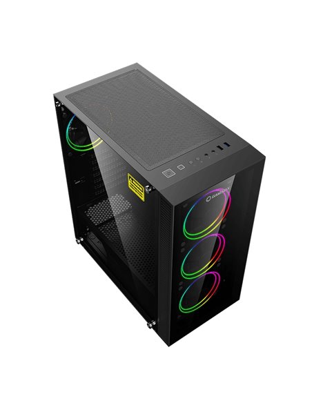Компьютерный корпус Gamemax Draco XD, Midi-Tower, Без блока питания, Чёрный Компьютерный корпус Gamemax Draco XD, Midi-Tower, Без блока питания, Чёрный