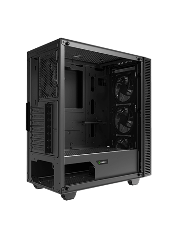 Компьютерный корпус Gamemax Draco XD, Midi-Tower, Без блока питания, Чёрный