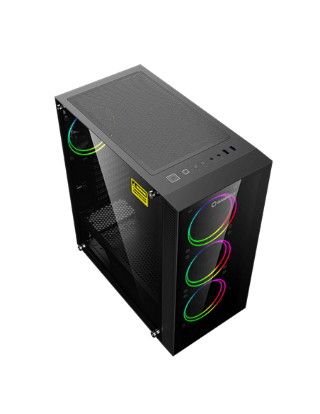 Компьютерный корпус Gamemax Draco XD, Midi-Tower, Без блока питания, Чёрный Компьютерный корпус Gamemax Draco XD, Midi-Tower, Без блока питания, Чёрный