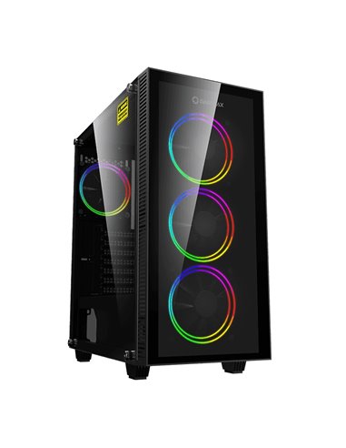 Carcasă PC Gamemax Draco XD, Midi-Tower, Fără PSU, Negru