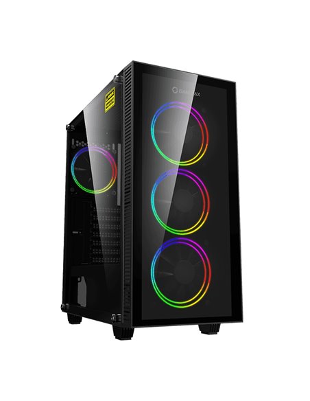Компьютерный корпус Gamemax Draco XD, Midi-Tower, Без блока питания, Чёрный Компьютерный корпус Gamemax Draco XD, Midi-Tower, Без блока питания, Чёрный