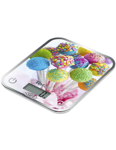 Cântar electronic de bucătărie Tefal Optiss Décor, Multicolor