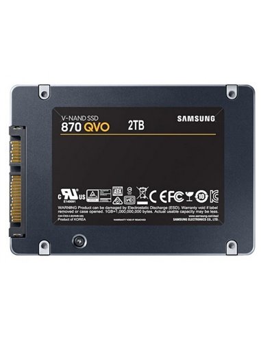 Накопитель SSD Samsung 870 QVO MZ-77Q2T0, 2000Гб, MZ-77Q2T0BW