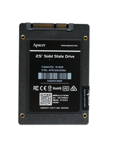 Накопитель SSD Apacer AS350 PANTHER, 512Гб, AP512GAS350-1 2