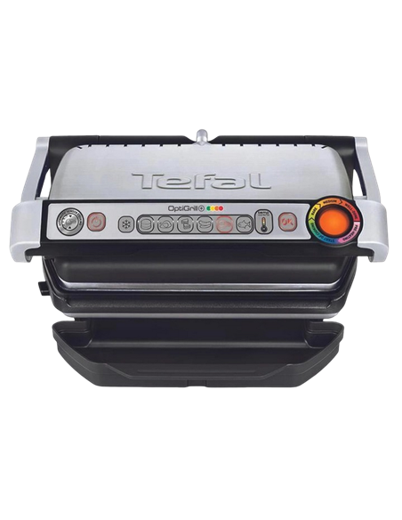 Электрический Гриль Tefal OptiGrill, 2000Вт, Серебристый