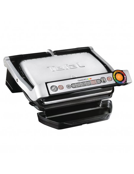 Grătar electric Tefal OptiGrill, 2000W, Argintiu