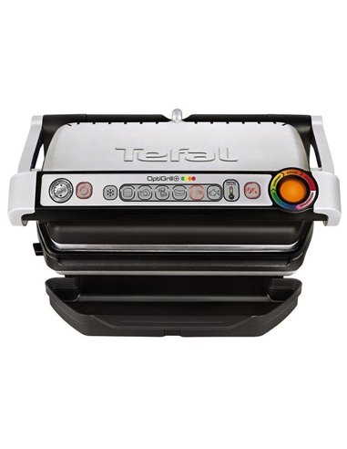 Электрический Гриль Tefal OptiGrill, 2000Вт, Серебристый