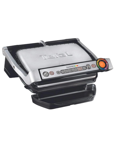 Электрический Гриль Tefal OptiGrill, 2000Вт, Серебристый