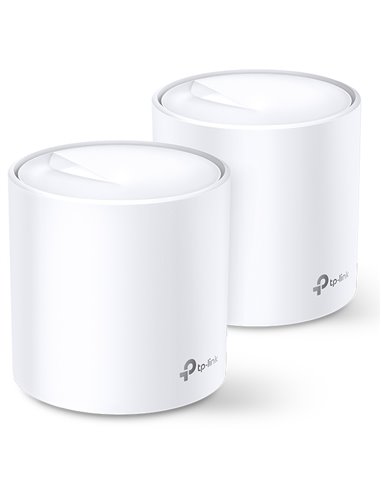 Домашняя Mesh Wi-Fi система TP-LINK Deco X20 (2-pack), Белый