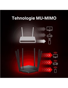 Router fără fir MERCUSYS MR50G, Negru 2