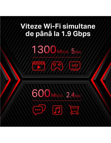 Router fără fir MERCUSYS MR50G, Negru