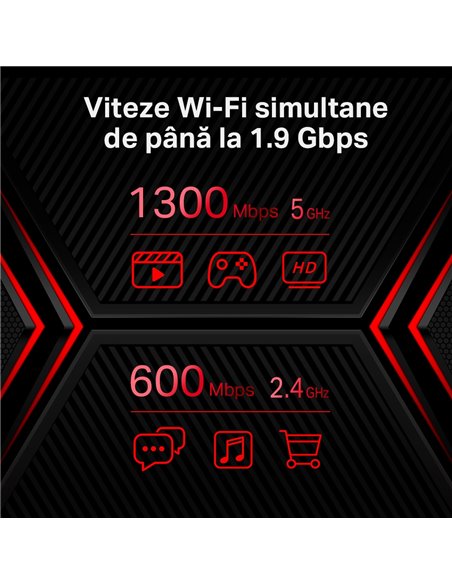 Беспроводной маршрутизатор MERCUSYS MR50G, Чёрный