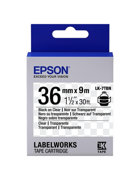 Картридж с лентой Epson LC7TBN9, 36 мм x 9 м