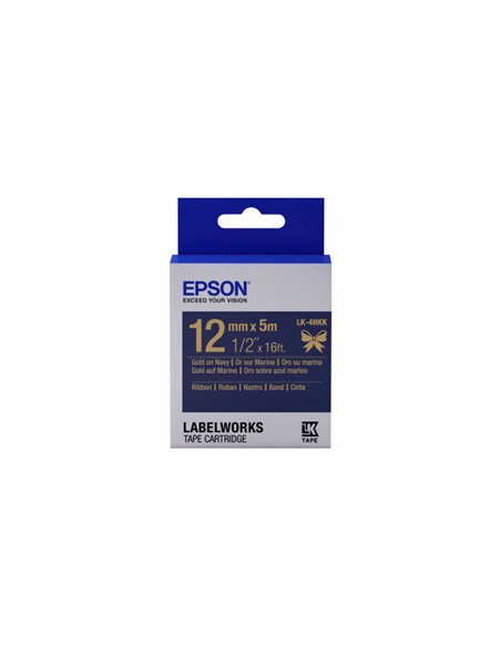 Картридж с лентой Epson LK-4HKK, 12 мм x 5 м