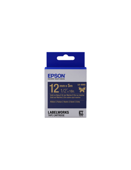 Картридж с лентой Epson LK-4HKK, 12 мм x 5 м
