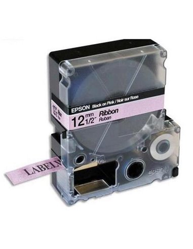 Картридж с лентой Epson LK-4PBK, 12 мм x 5 м