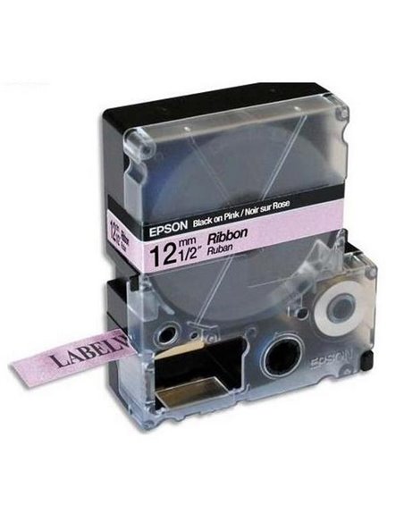 Картридж с лентой Epson LK-4PBK, 12 мм x 5 м