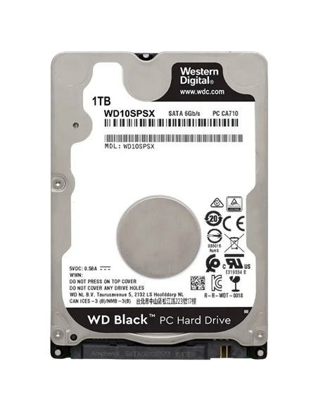 Жесткий диск Western Digital WD Black, 2.5"/7 мм, 1 ТБ <WD10SPSX>