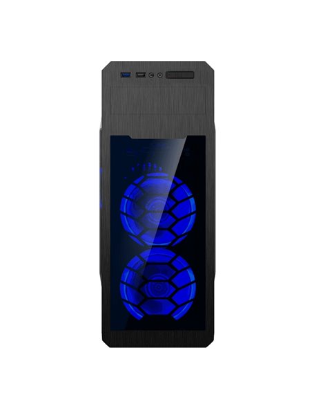 Компьютерный корпус Gamemax G563, Midi-Tower, Без блока питания, Чёрный
