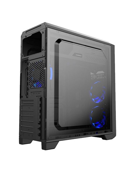 Компьютерный корпус Gamemax G563, Midi-Tower, Без блока питания, Чёрный