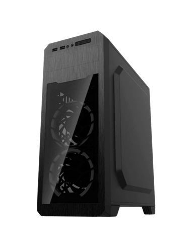 Компьютерный корпус Gamemax G563, Midi-Tower, Без блока питания, Чёрный