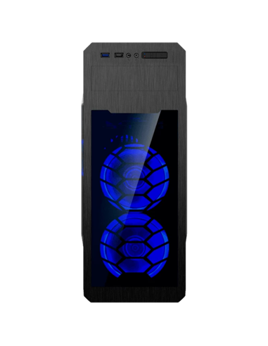 Компьютерный корпус Gamemax G563, Midi-Tower, Без блока питания, Чёрный