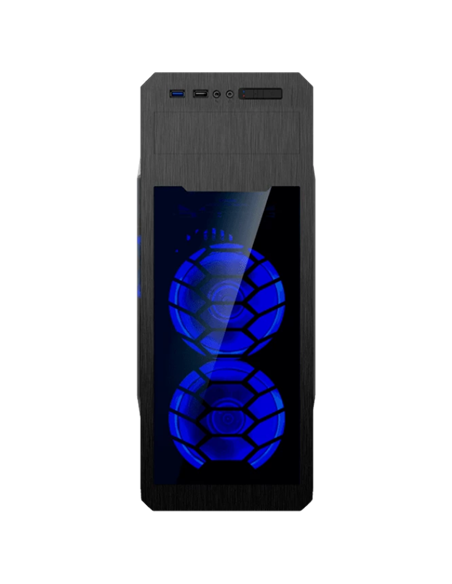 Компьютерный корпус Gamemax G563, Midi-Tower, Без блока питания, Чёрный